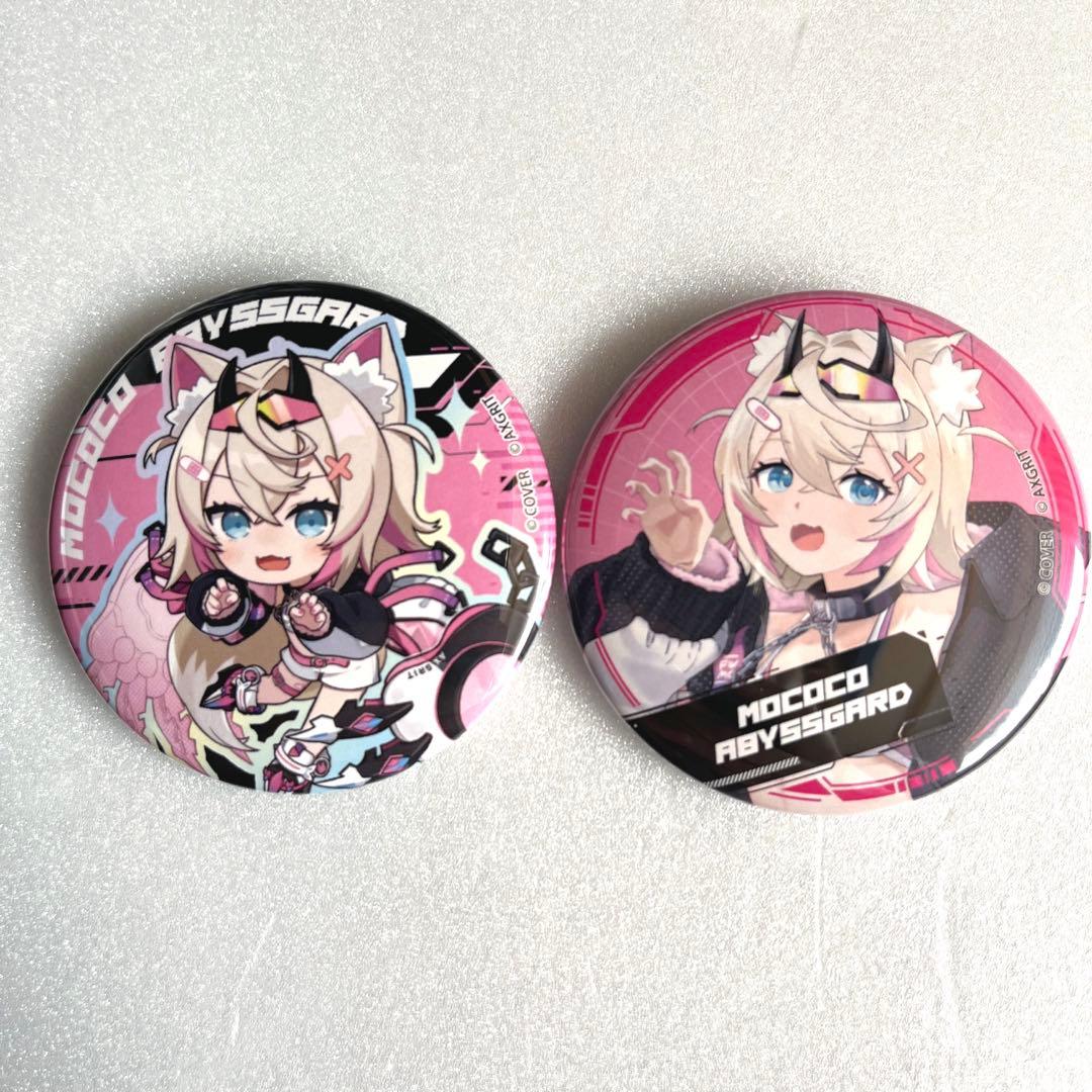 ホロライ　モココ・アビスガードAdventAXGRIT缶バッジ渋谷TSUTAYA