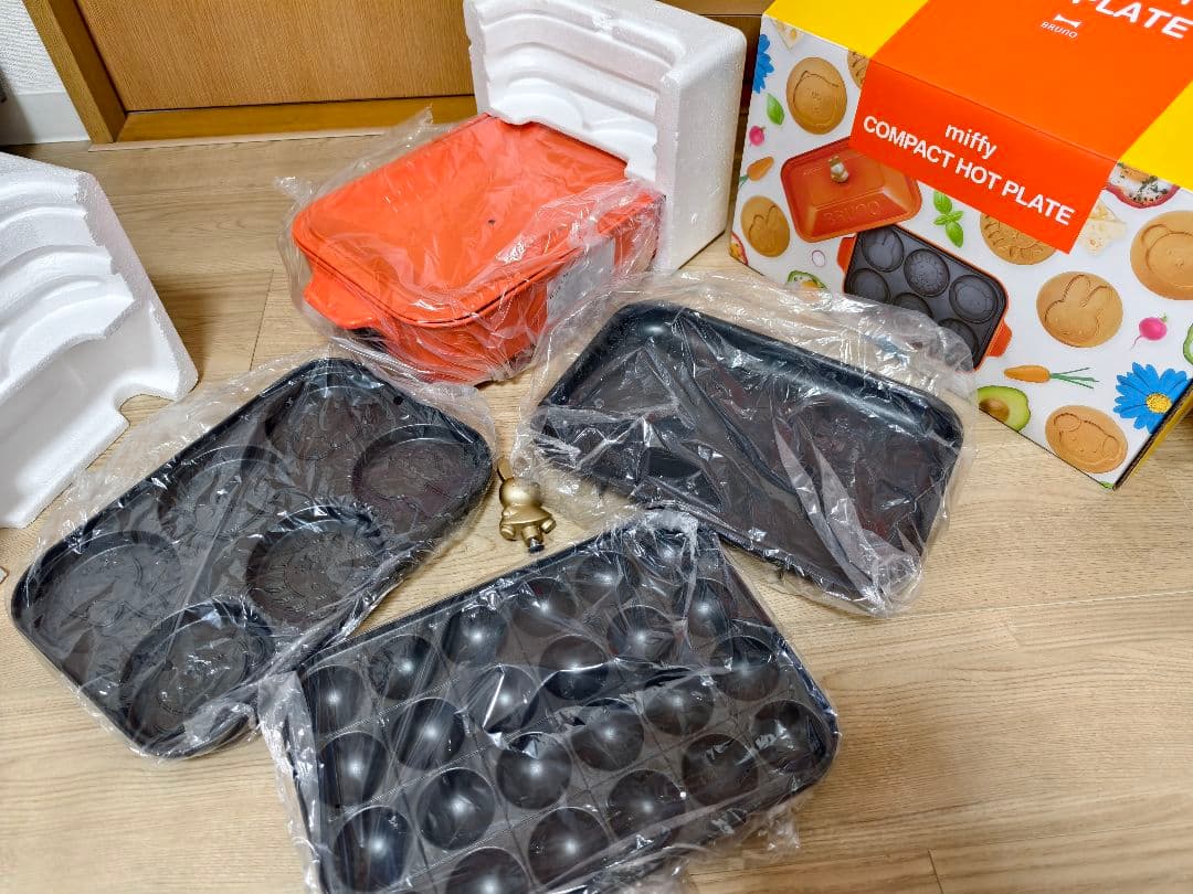 Bruno miffy コンパクトホットプレート 電源コードなし