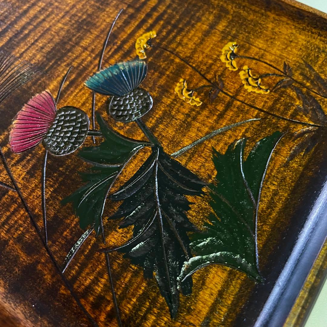 草木彫 川添日記 《角盆》 百年うつわ神様からの贈り物