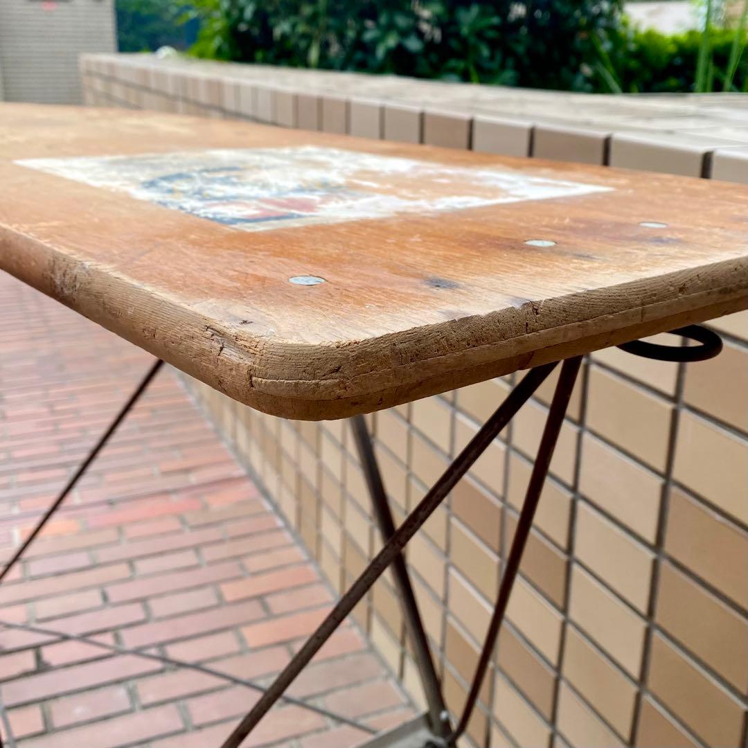 アイロン台★アウトドアテーブル★ビンテージUSAアンティーク★アメリカ店舗什器