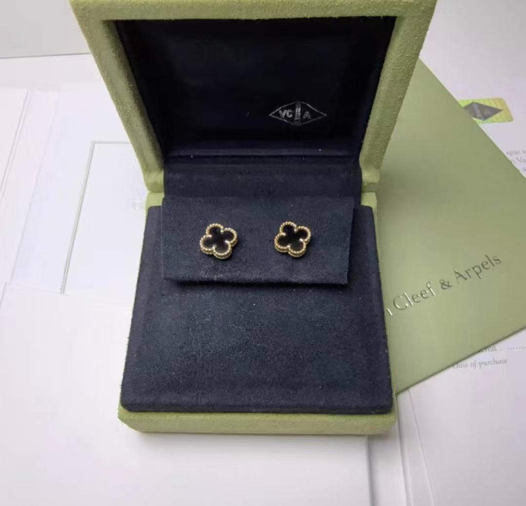 スウィート アルハンブラ ピアス カーネリアン 即購入OK