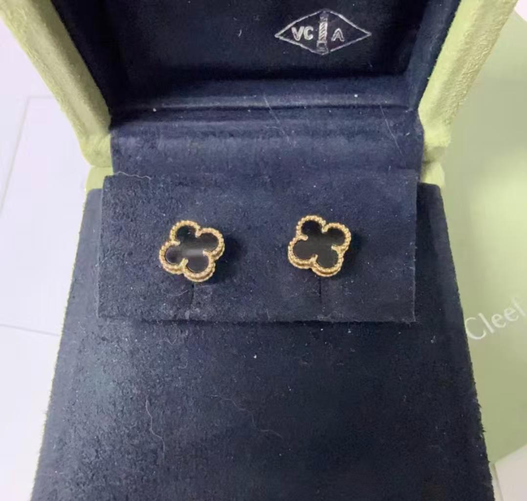 スウィート アルハンブラ ピアス カーネリアン 即購入OK