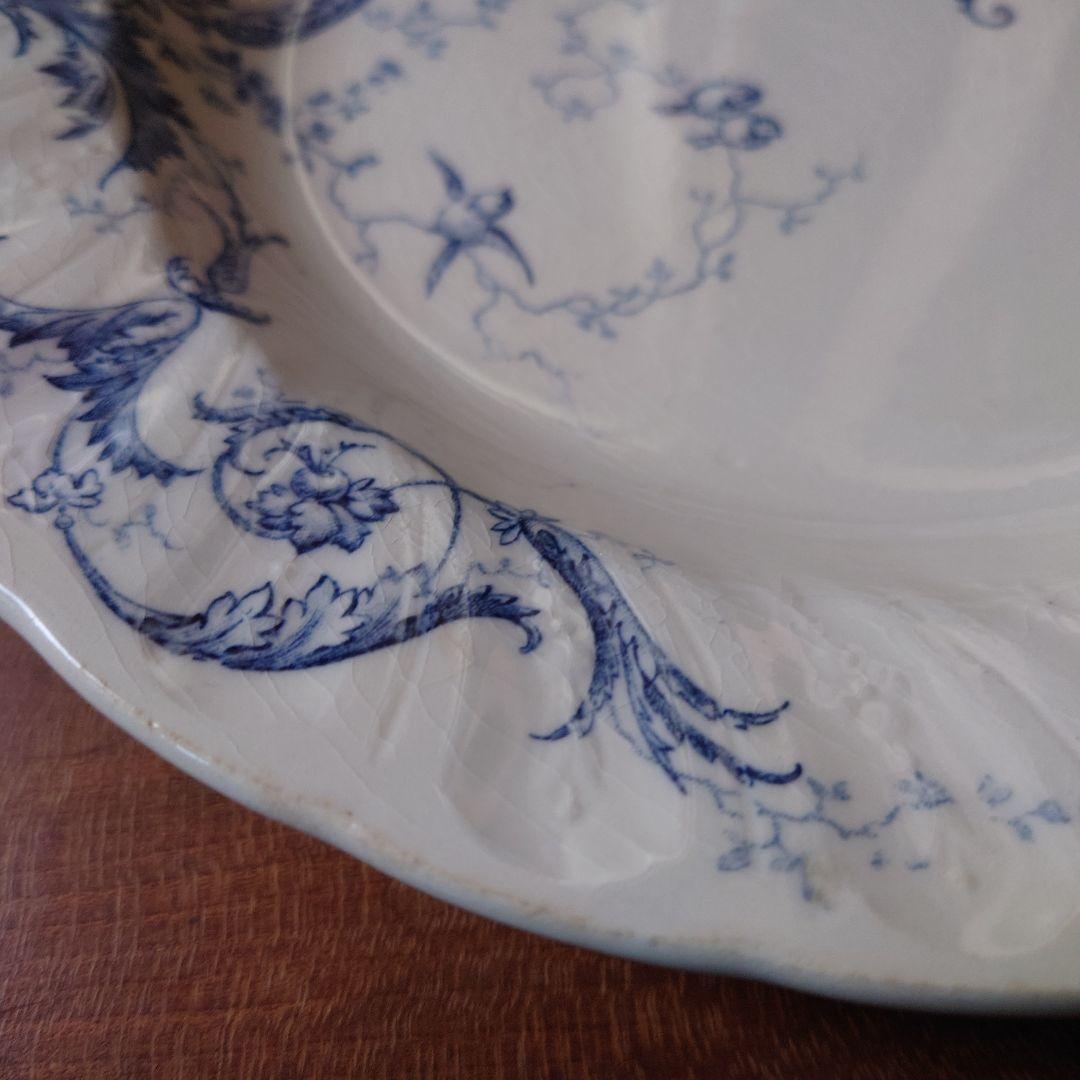 フランスアンティークGIENプレート