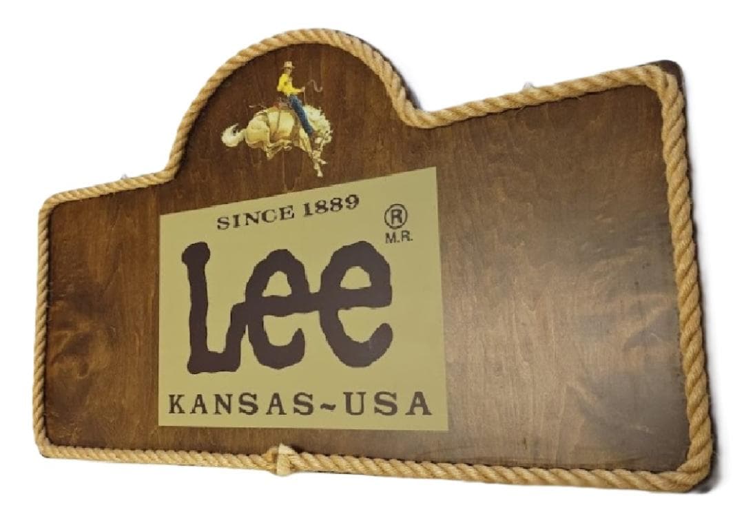 LEE リー 販促用 木製看板「激レア」 ノベルティグッズ