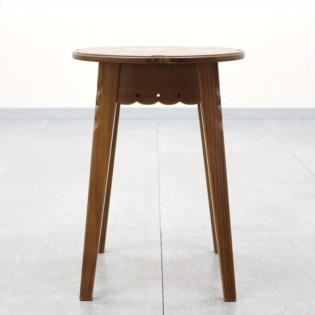 パリの雑貨屋 F-23 スツール 丸イス 丸椅子 木製 腰掛 椅子 玄関 チェア