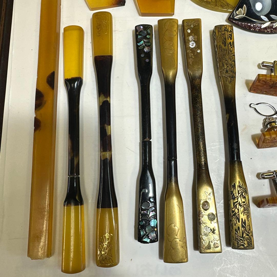 髪飾り，アクセサリー，鼈甲，金工，まとめ売り