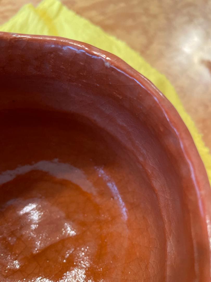 抹茶茶碗　（昭楽の印あり）