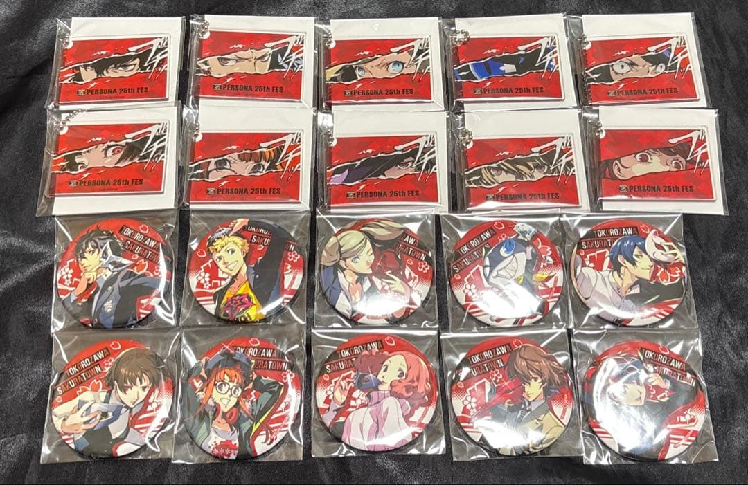 ペルソナ5 アクキー 缶バッジ