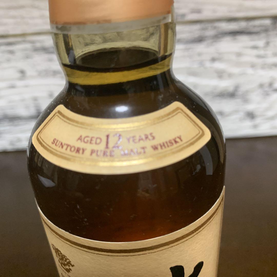 サントリー 山崎12年 ピュアモルト ベビーボトル 木箱付