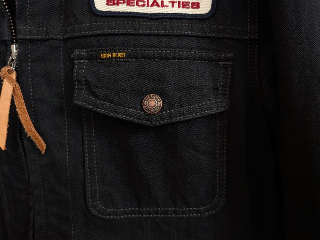 アイアンハート　ヘリンボーンワークジャケット　IRON HEART