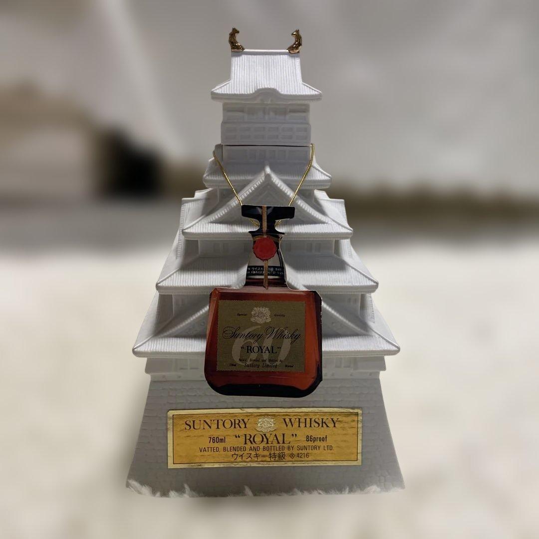 サントリーウイスキー ローヤル 大阪城型ボトル