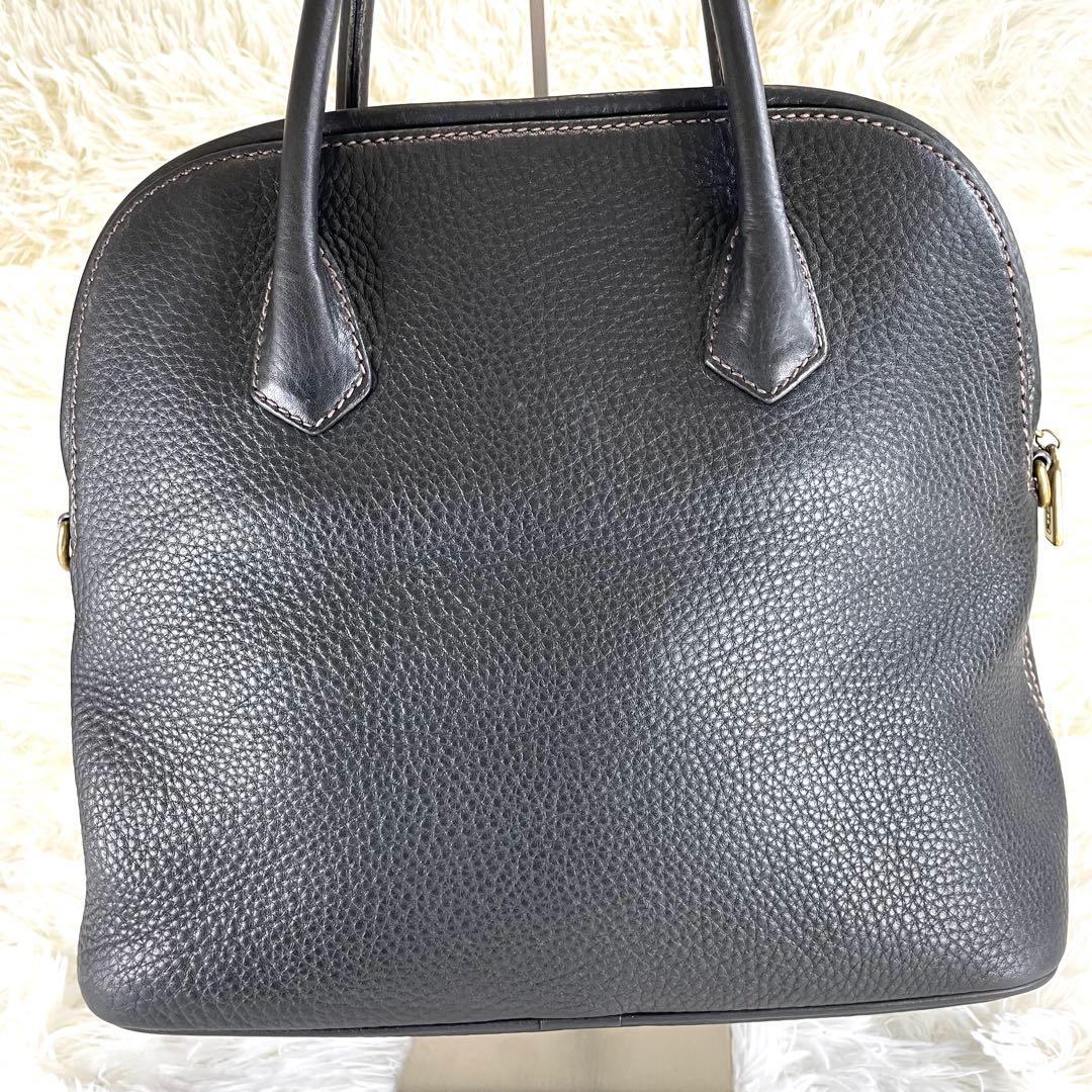 OLD COACH コーチ ハンドバッグ レザー 4921 シボ革