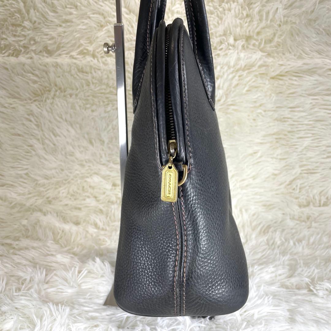 OLD COACH コーチ ハンドバッグ レザー 4921 シボ革