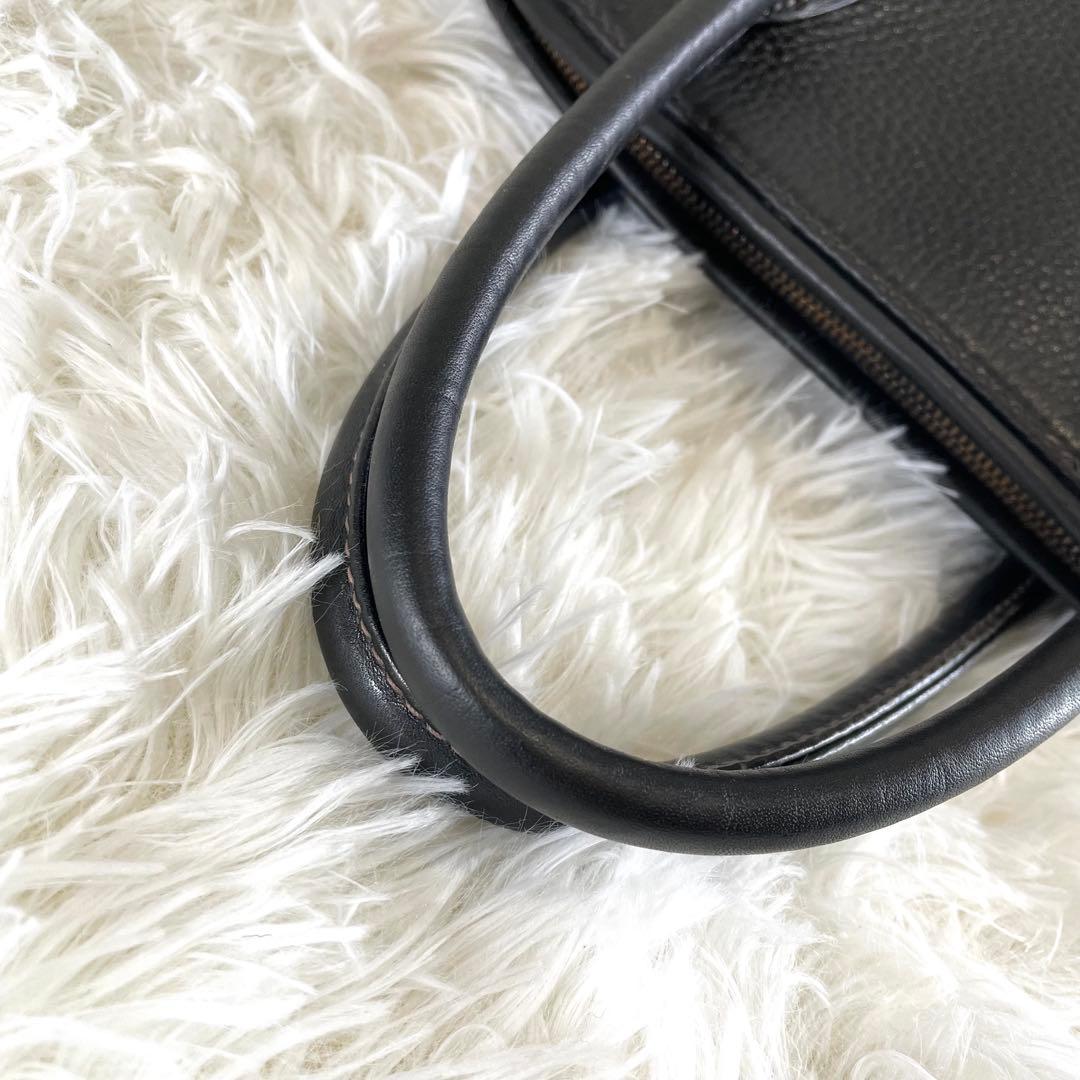 OLD COACH コーチ ハンドバッグ レザー 4921 シボ革