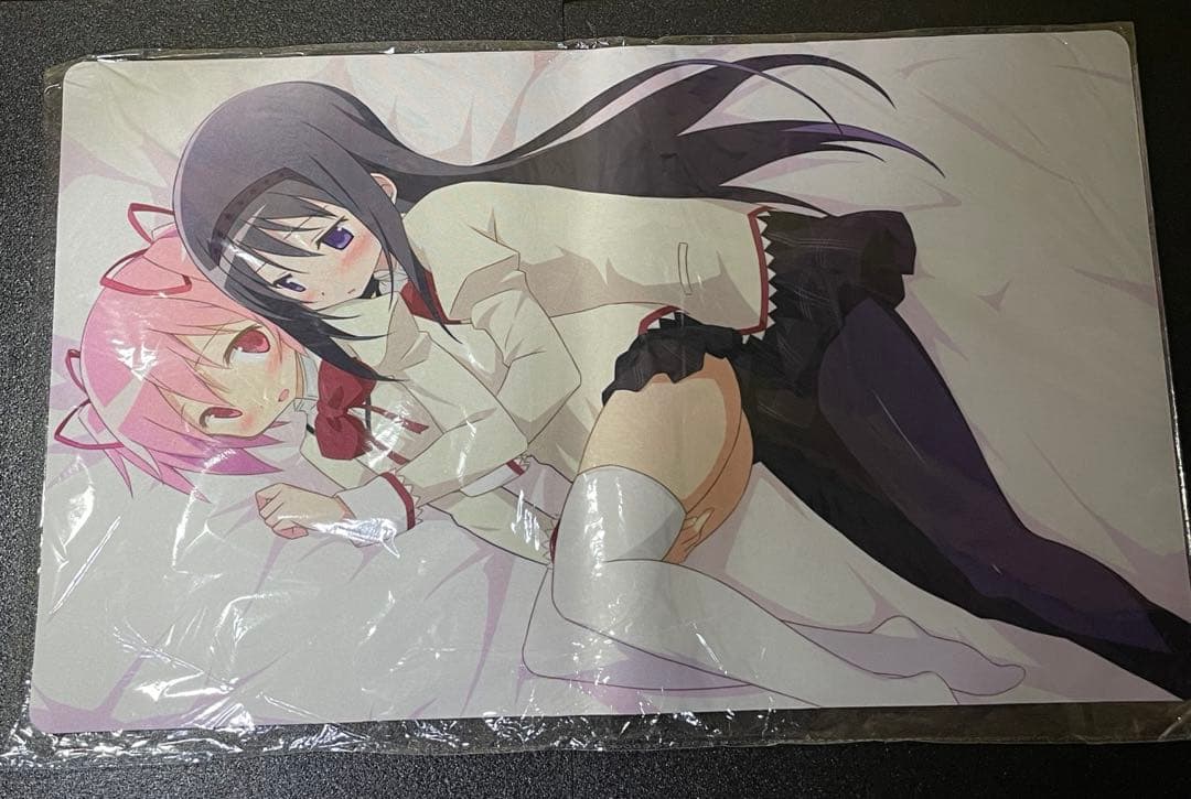 ❣️✨ 【超レア】まどマギまどか＆ほむらミッドナイトブループレイマット ✨❣️