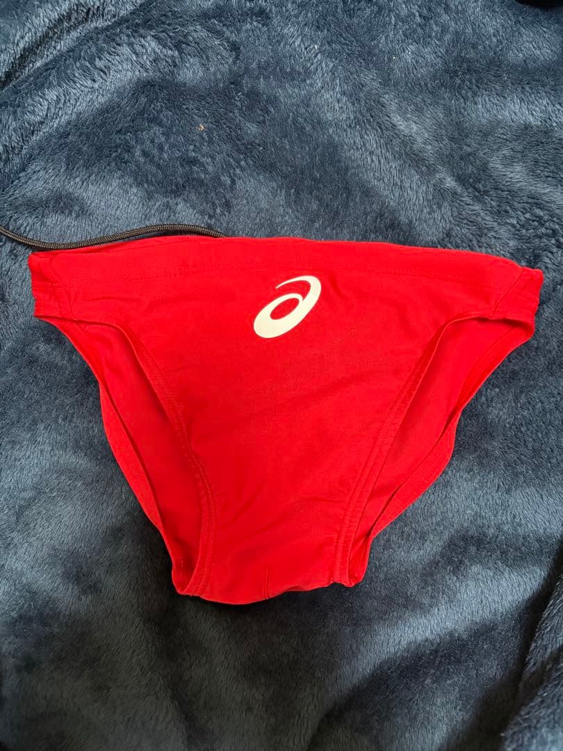 asics 赤 競泳水着 競パン