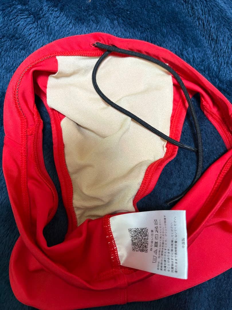 asics 赤 競泳水着 競パン