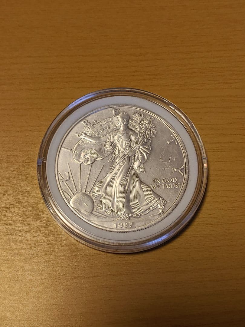 1997年 アメリカン・シルバーイーグル (ウォーキング・リバティ) 銀貨