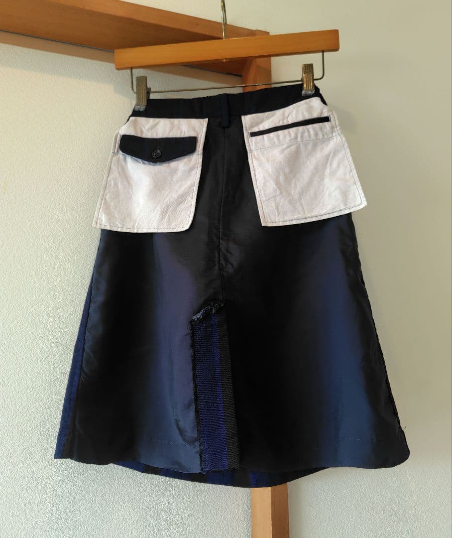 tricot COMME des GARCONS skirtドッキングスカート
