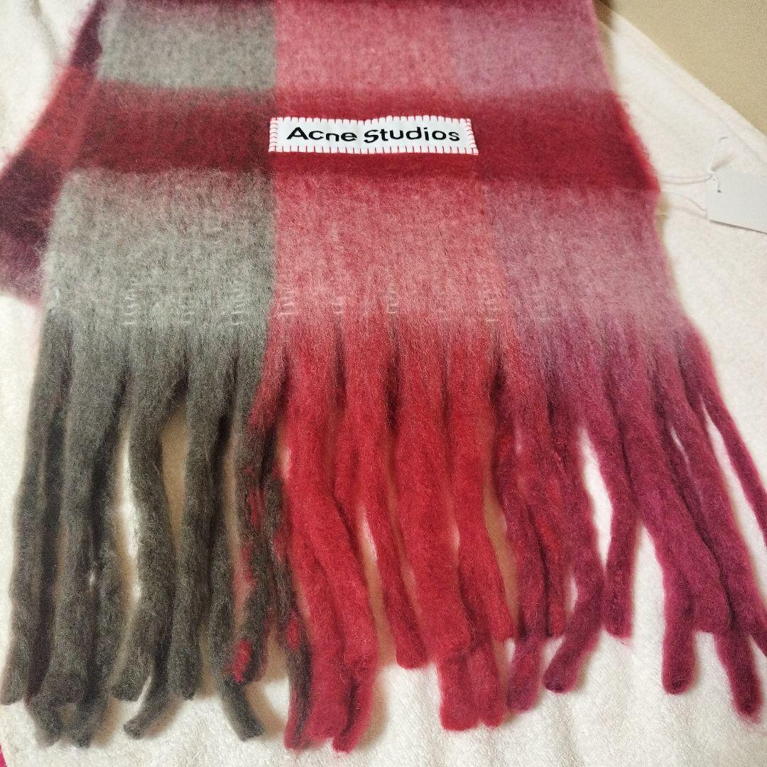 マフラー　Acne Studios　チェック柄　　スカーフ