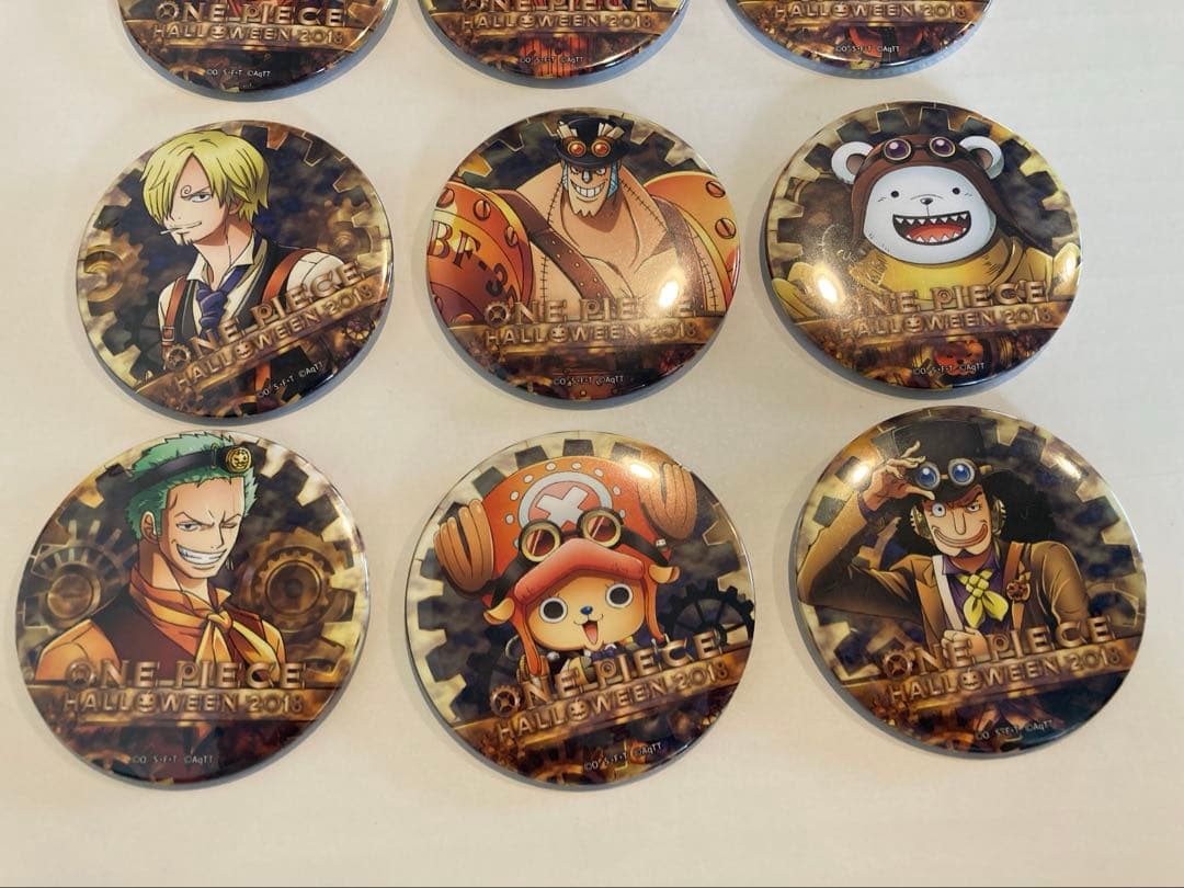 東京ワンピースタワー ハロウィン 缶バッジ 2018 コンプリート