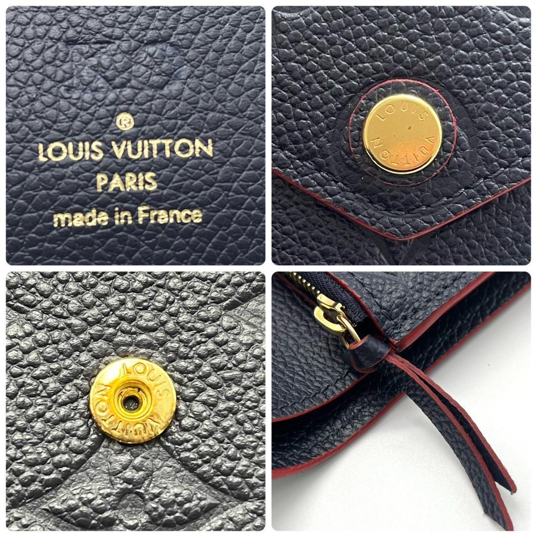 【美品】　ポルトフォイユヴィクトリーヌ　アンプラント　マリーヌルージュ　箱保存袋