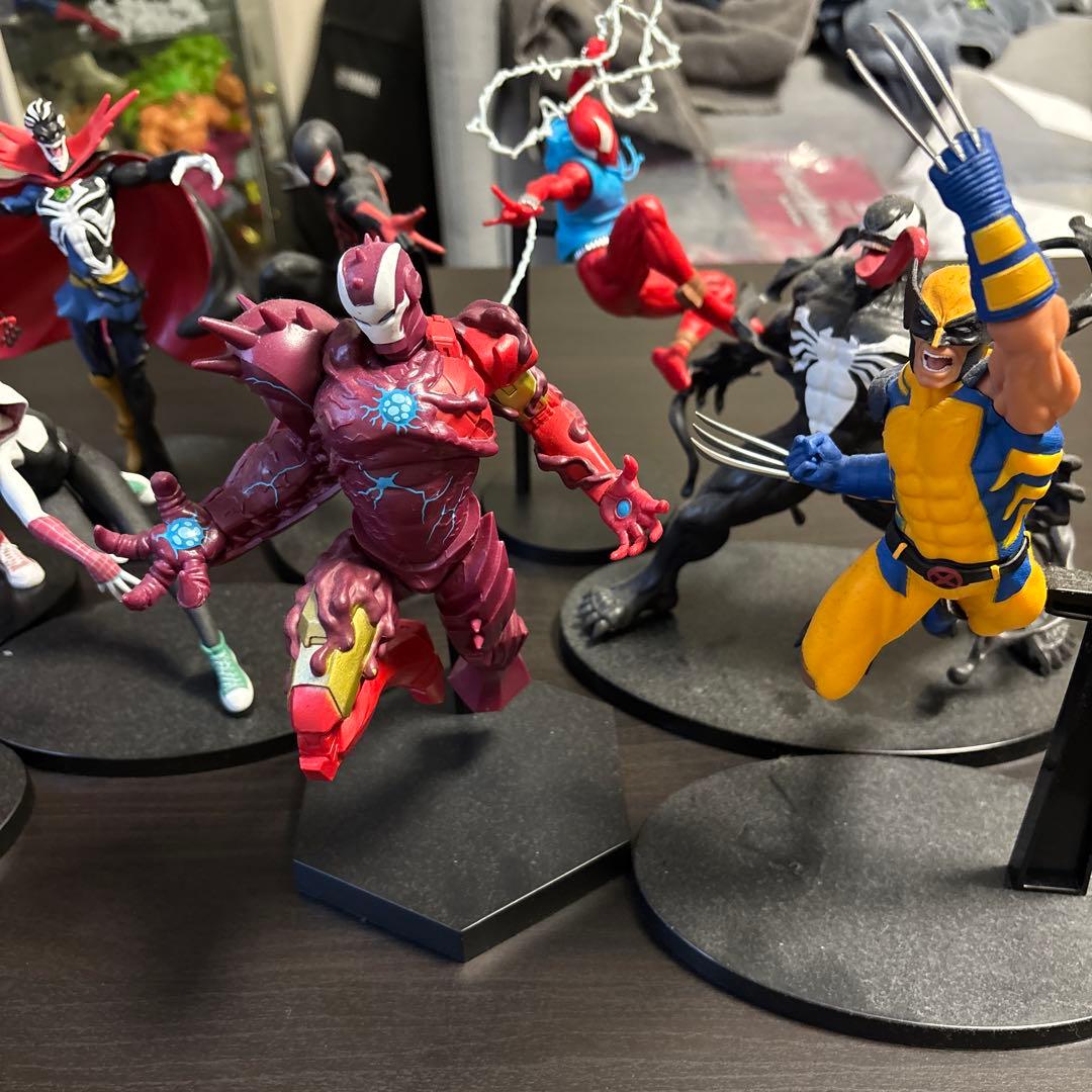 【まとめ売り】マーベル　フィギュア　9体 スパイダーマン　ウルヴァリン　ヴェノム