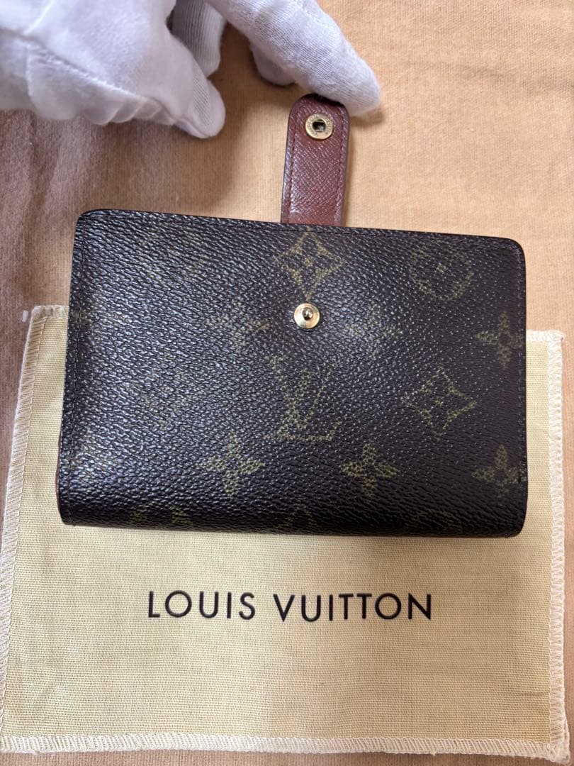 R*E様 LOUIS VUITTON 二つ折り財布 モノグラム　ポルトモネビエヴ