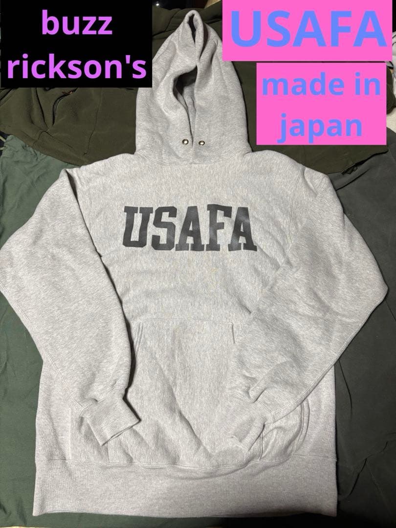 バズリクソンズ USAFA パーカー　スウェット　リバースウィーブ　送料込み