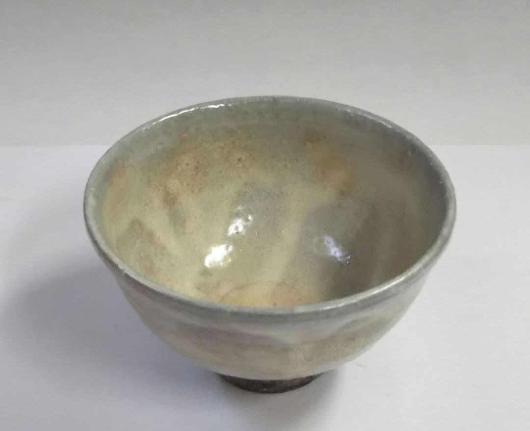 茶道具 茶碗 萩焼 岡田裕 共箱 晴雲山窯 岡田泰