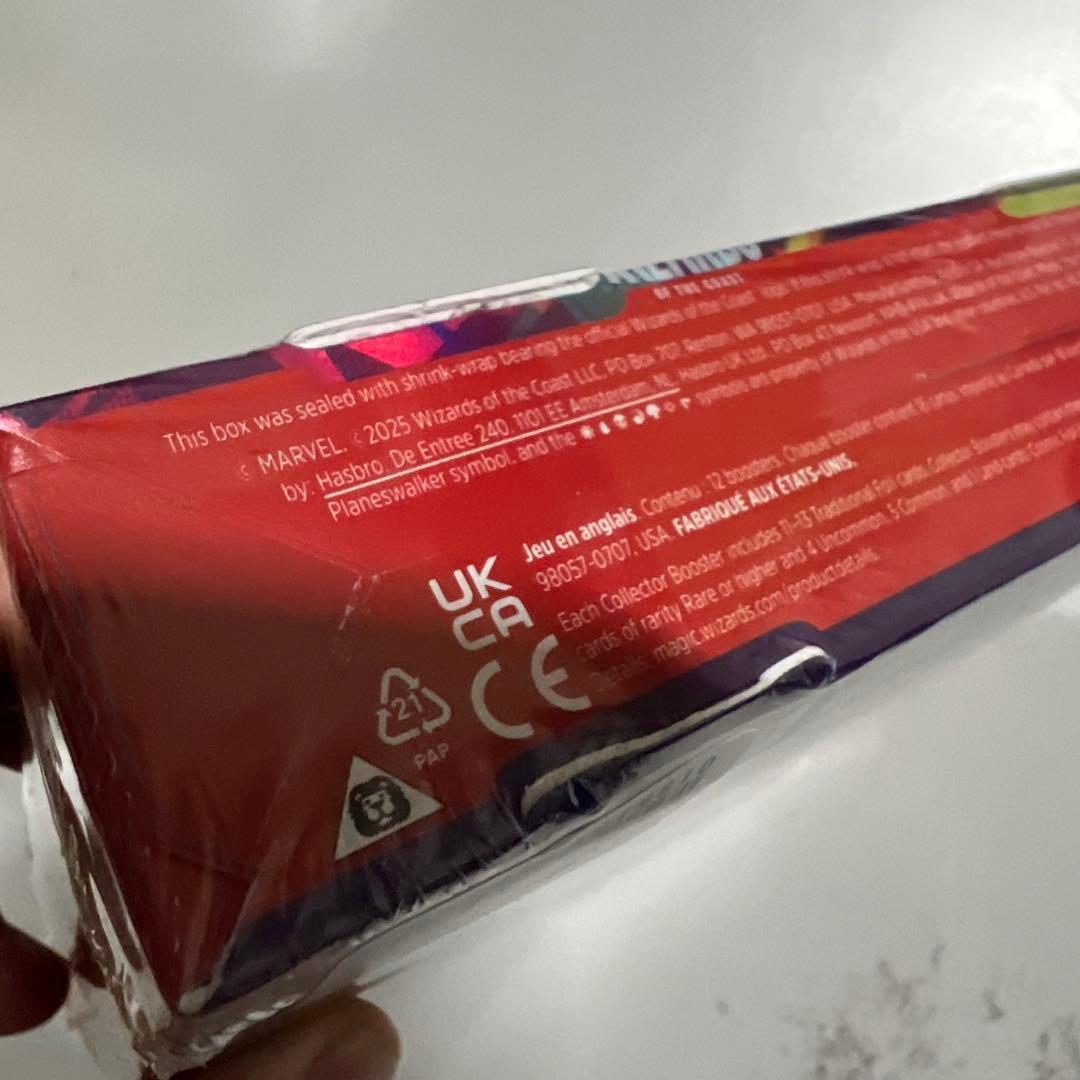 【新品未開封】MTG スパイダーマン コレクターブースター 英語版BOX