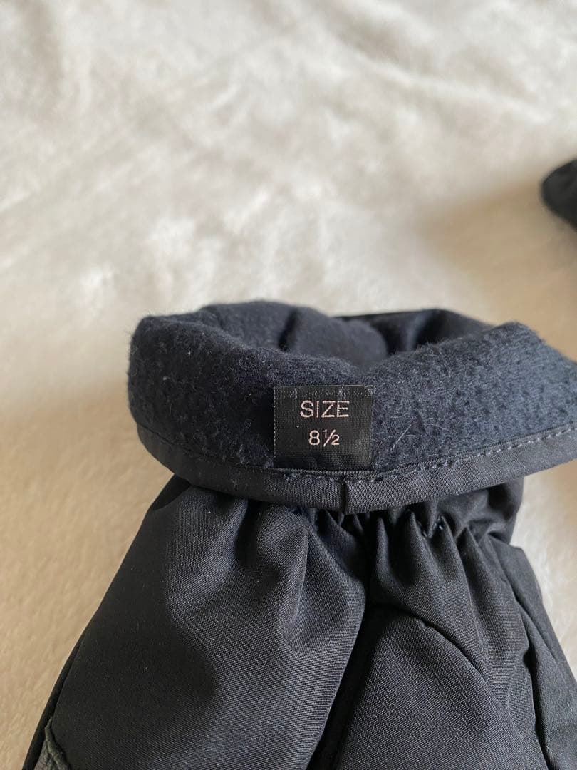 1999FW prada sport globe レザー切り替え中綿手袋