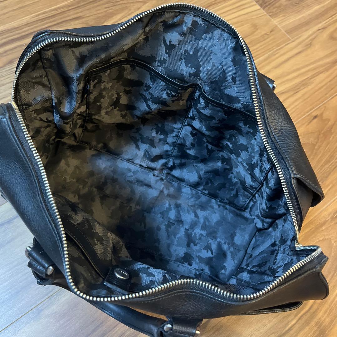 aniary　アニアリ　黒レザー　ブリーフバッグ