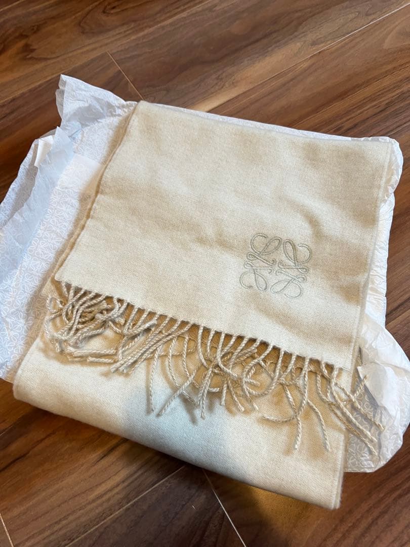 【ぷー】LOEWE バイカラー　マフラー　新品未使用