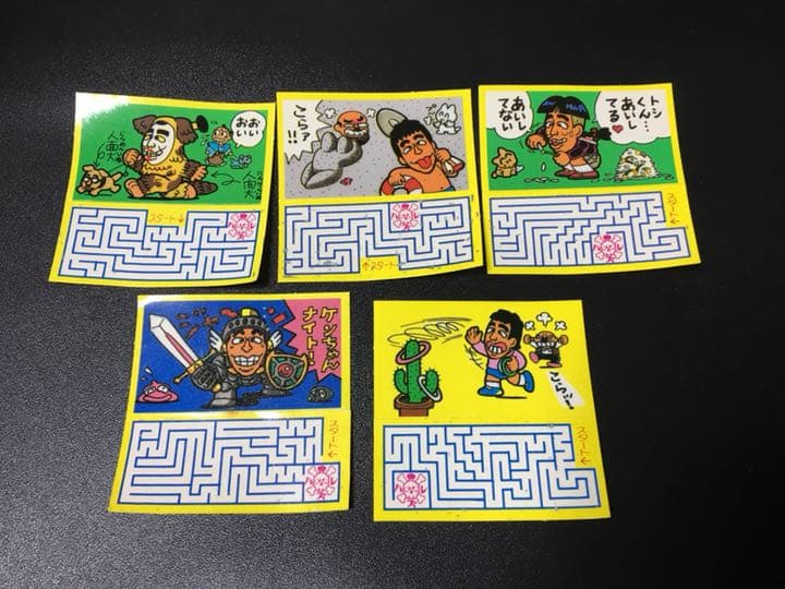 ケンちゃんラーメン シール 迷路