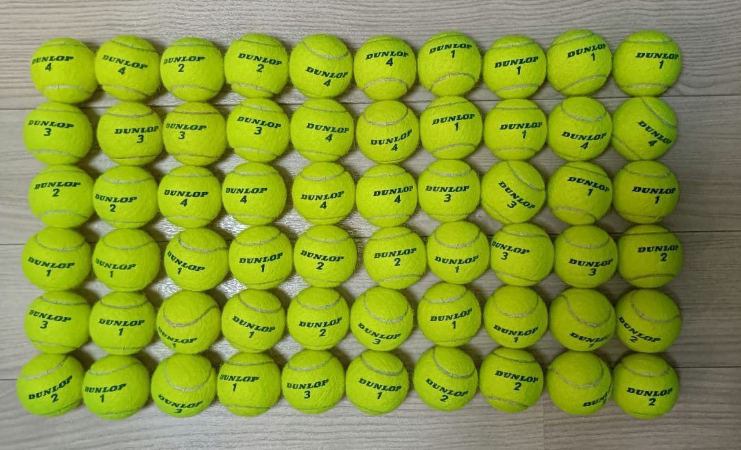 ★値下げ中★超美品！★おすすめ★硬式テニスボール(約60球) DUNLOP AO