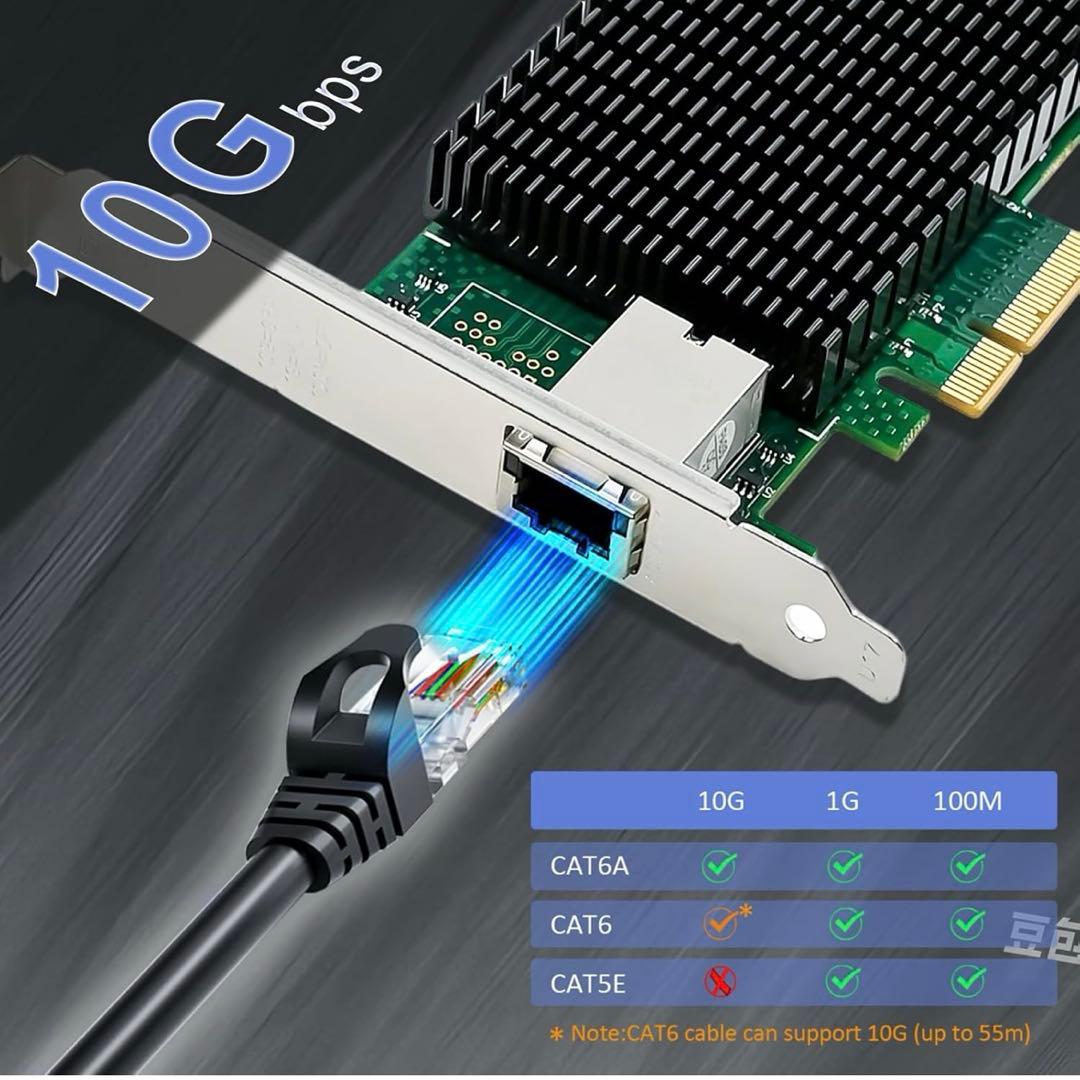 GLOTRENDS ST7381 10G RJ45イーサネットネットワークカード