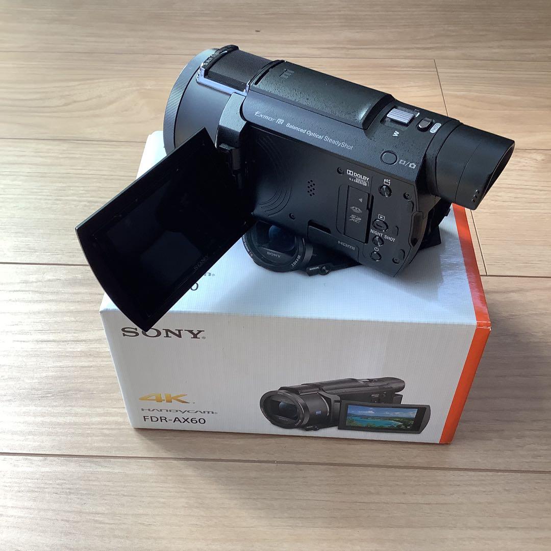 SONY　ソニー　デジタルビデオカメラハンディカム　4K　FDR-AX60　4K