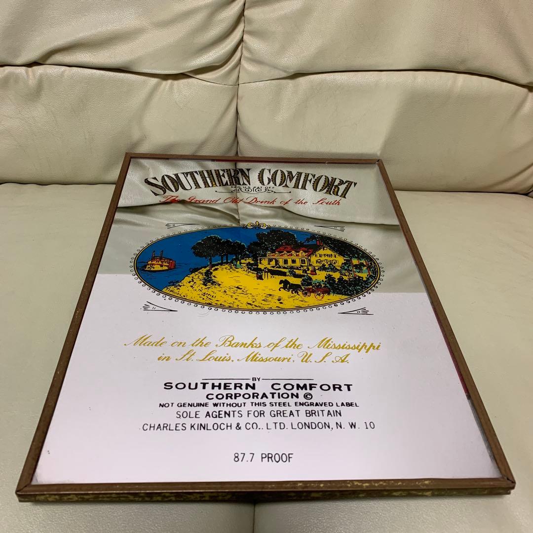 Southern Comfort 広告プレート　ヴィンテージパブミラー