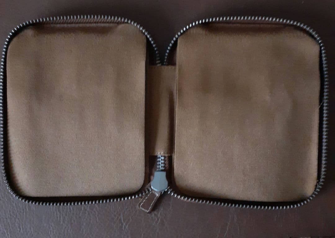 ガレンレザー　クレイジーホースブラウン　10スロットペンケース