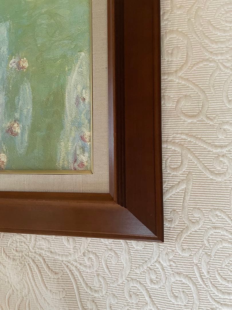 Claude Monet 睡蓮:61×68.5cm ／睡蓮クリーニングクロス付