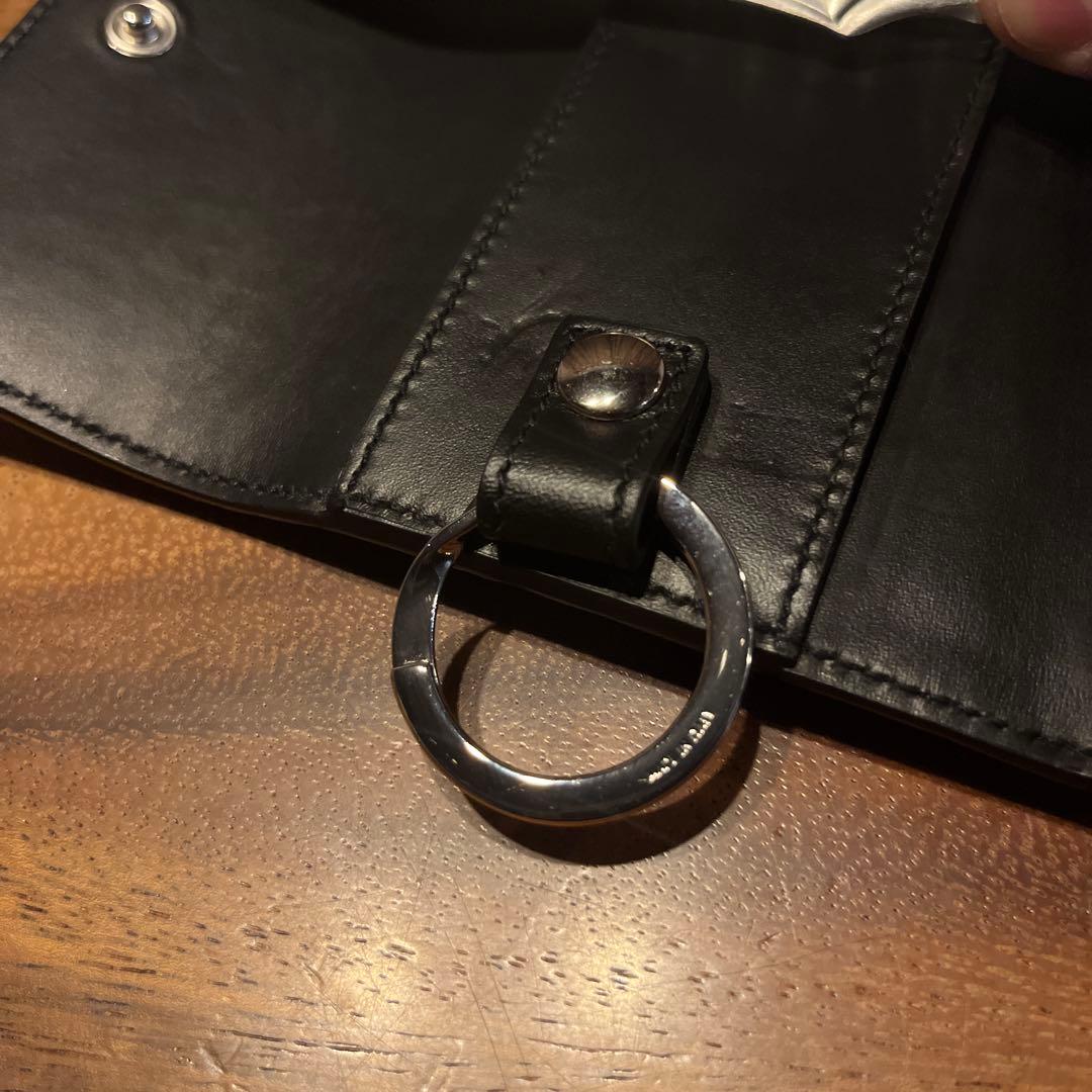 【超美品】GUCCI ６連キーケース　インターロッキング　GGシマレザーブラック