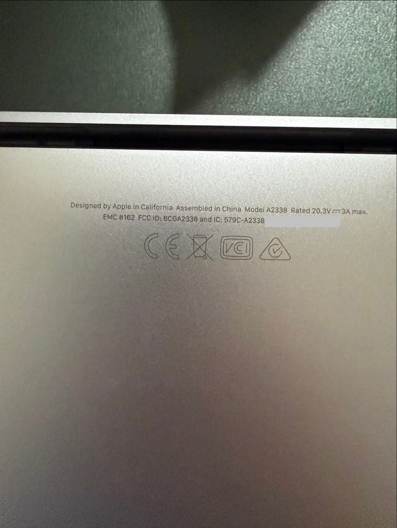 MacBook本体 MacBookPro 2022 M2 16GB SSD256