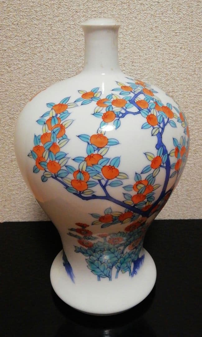 小笠原長春作　鍋島写　瓶子　共箱　酒器