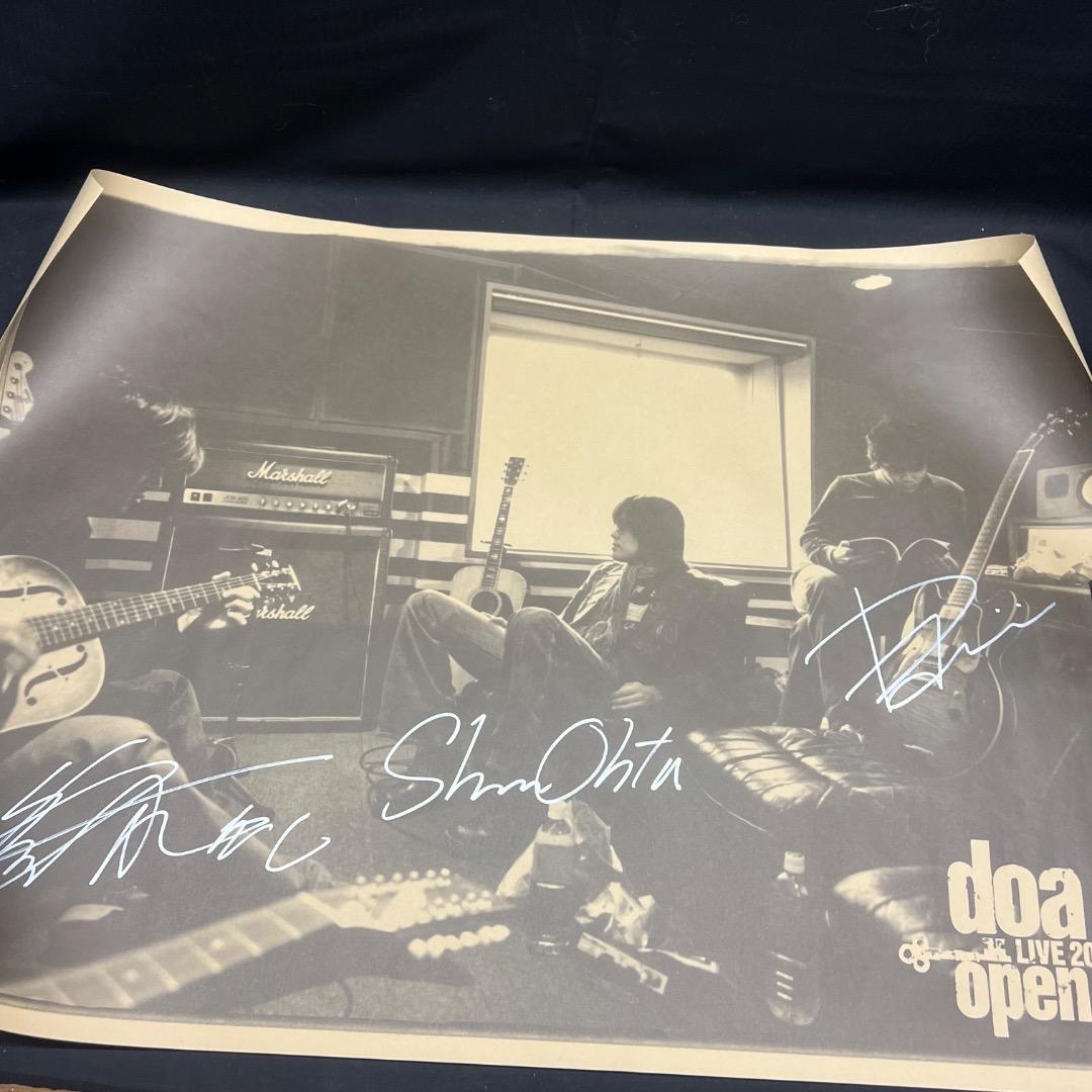 〇Nc左1066 doa LIVE2005 open-d ポスター サイン入