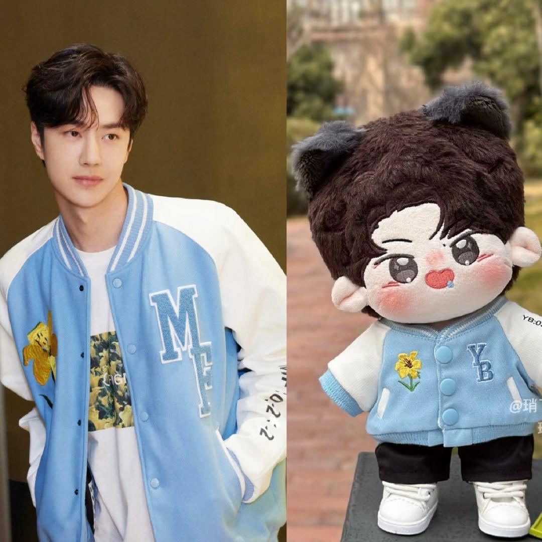 王一博ぬいぐるみ20cm肖战20cmぬいぐるみ服　博君一肖ぬいぐるみ服