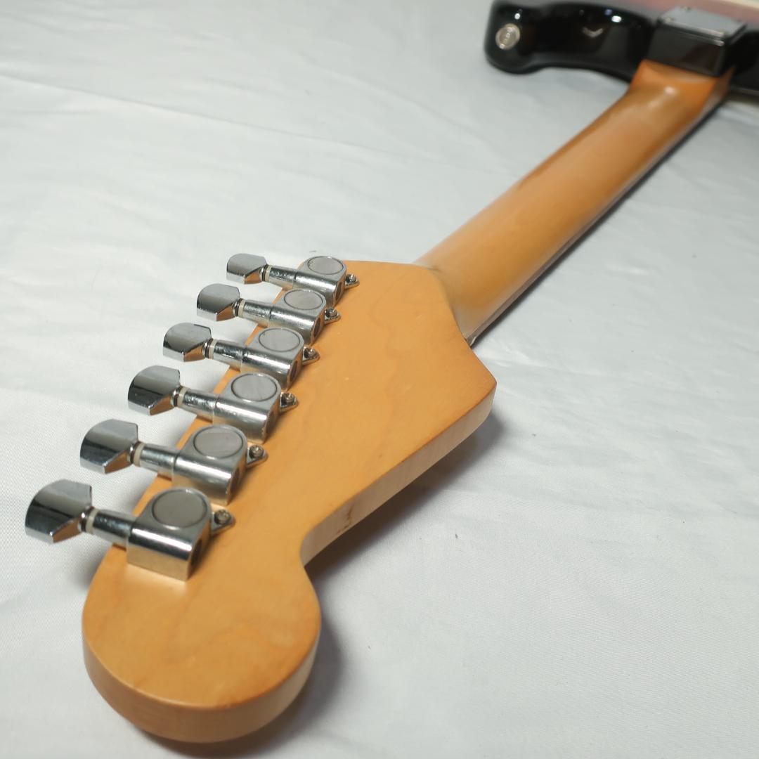 美品 SELDER エレキギター ケース付 ストラトタイプ 3トーンブラウン