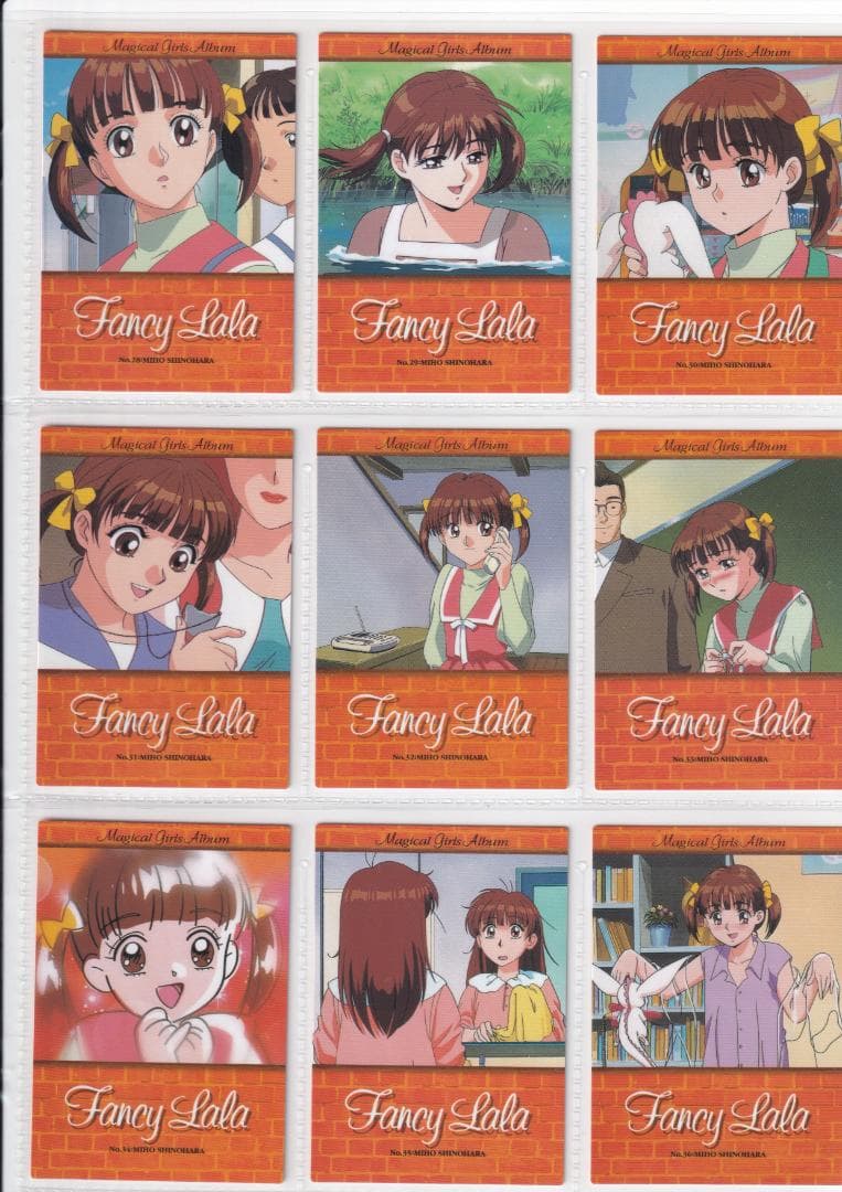 マジカルガールズアルバム　トレーディングカード　フルコンプ