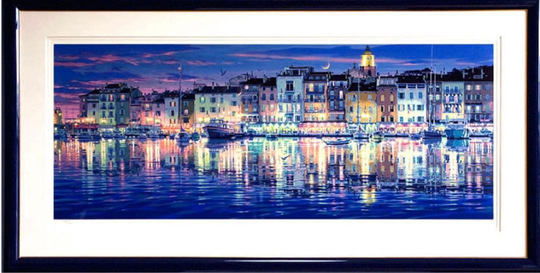 値下げ！笹倉鉄平「サントロペ」シルクスクリーン