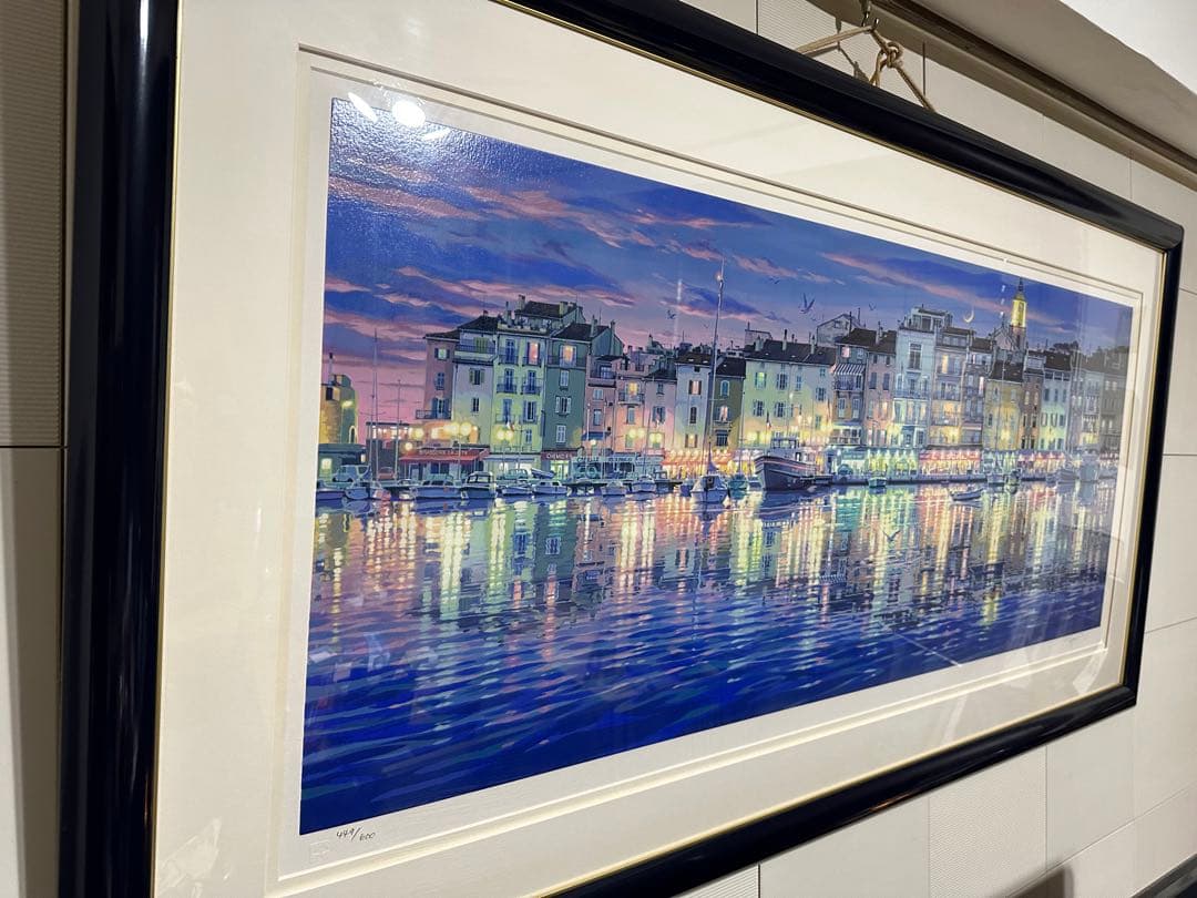 値下げ！笹倉鉄平「サントロペ」シルクスクリーン